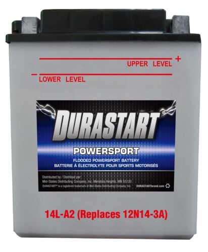Supercrank B14L-A2/12N14-3A Powersport Battery - 14L-A2