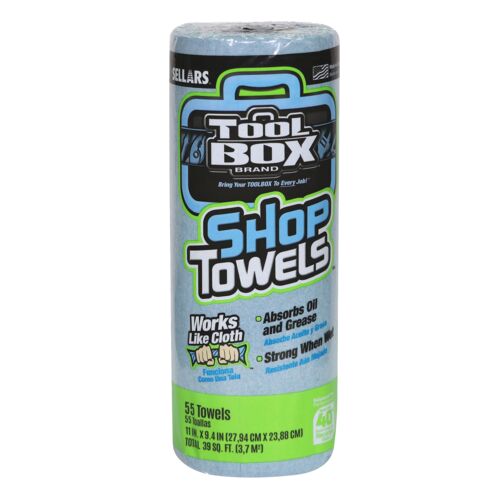 Shop Towels - Single Roll 55 Sheets