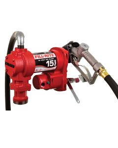 12V DC 15 GPM Fuel Transfer Pump with Nozzle - FR1210H