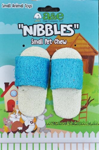 Nibbles Sandals Loofah Chew Toy