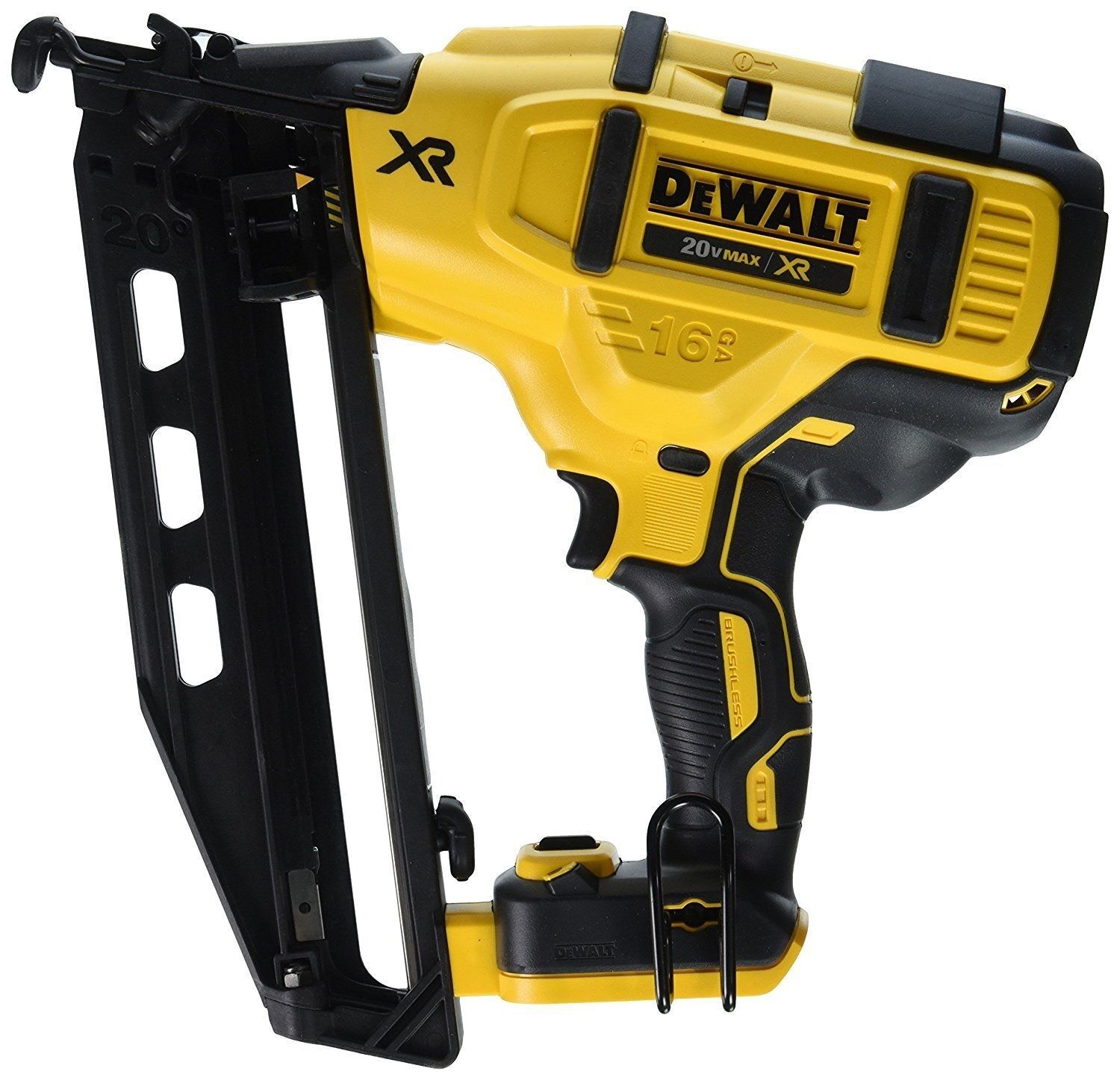 Dewalt 20V Max* XR 16-Gauge Finish Nailer (Tool Only)