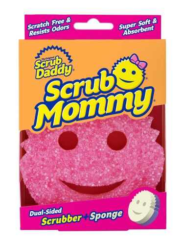 Scrub Mommy Dual-Sided Scrubber+Sponge 1-Count
