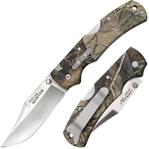 Double Safe Hunter Folding Knife in Camouflage