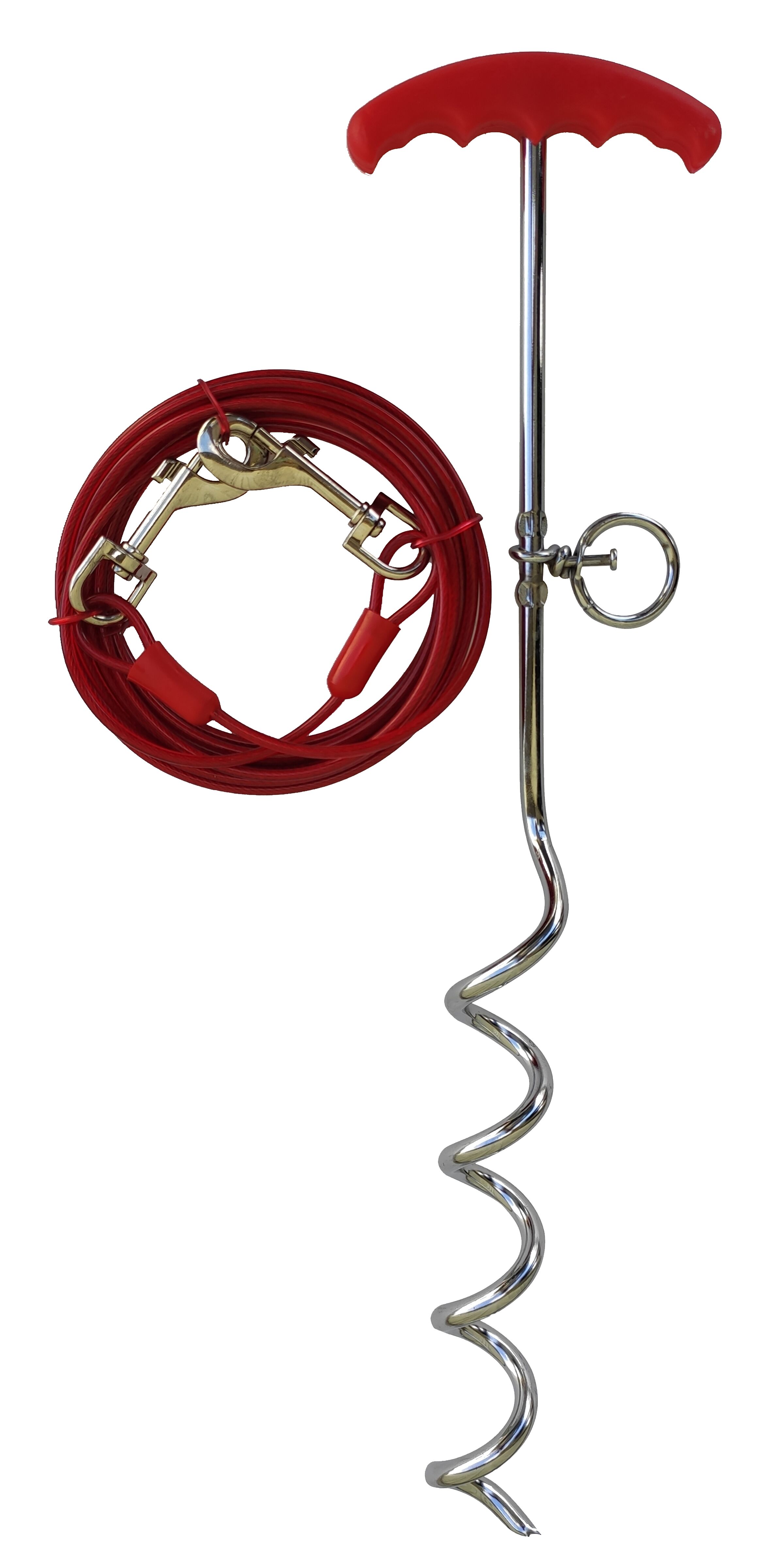 Dog Stake & Tie-Out Cable Set