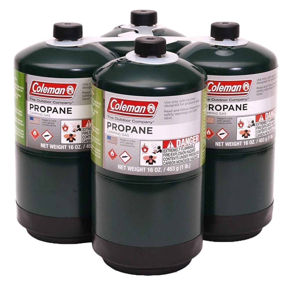 Coleman Propane Fuel 4 Pack