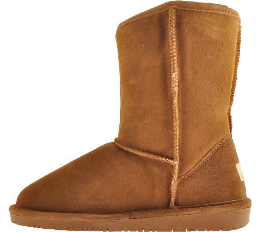 Women's Emma Short Suede Boots in Hickory