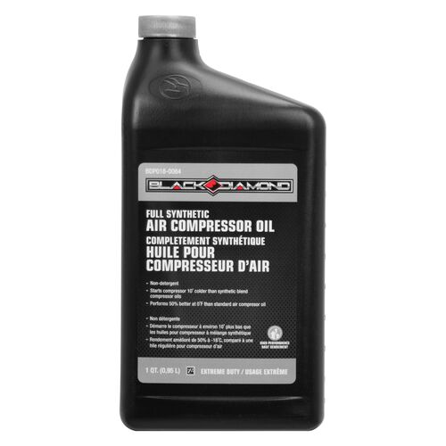 Black Diamond 1 Quart Air Compressor Synthetic Oil