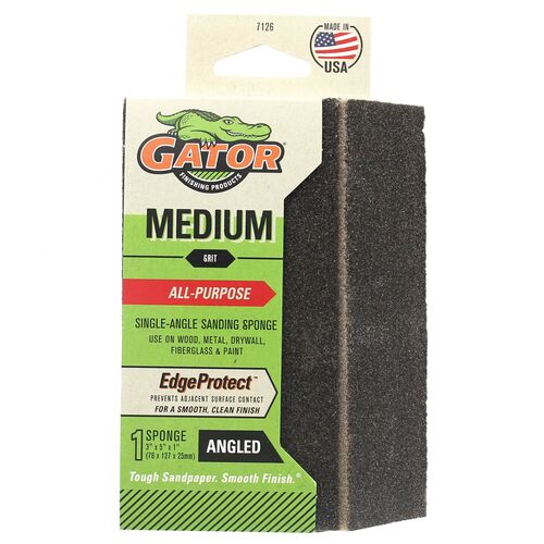 Single Angle Sanding Sponge - Fine