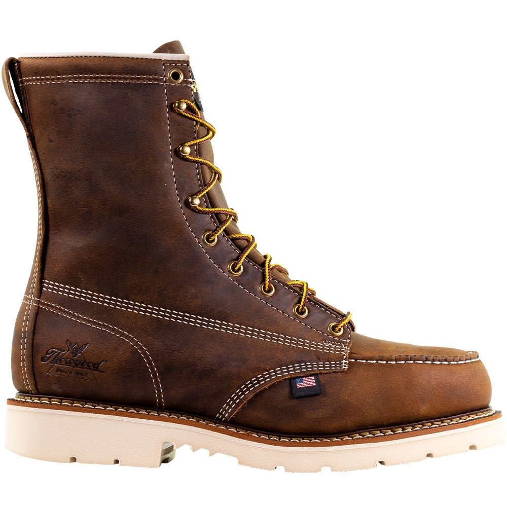 American Heritage 8" Trail Crazy Horse Safety Toe Moc Toe Maxwear90 Boot