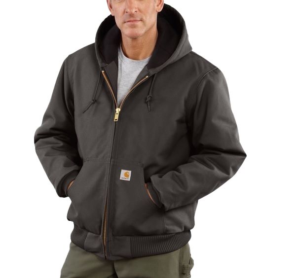 Men's Quilted Flannel Lined Duck Active Jacket