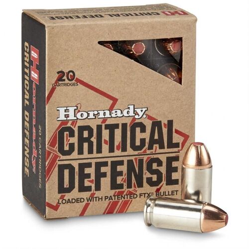 Critical Defense 45 Automatic 185 Grain FTX Ammunition - 20 Rounds