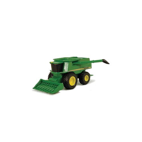 John Deere Mini Combine with Corn Head