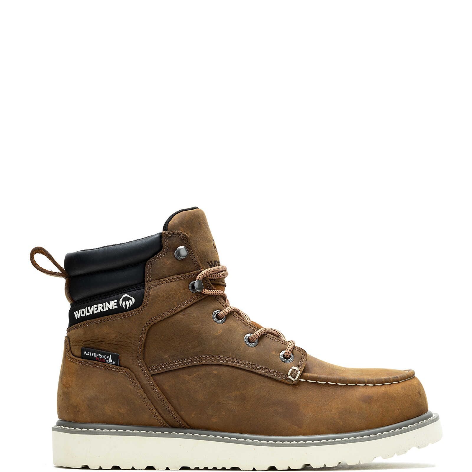 Men's Trade Wedge 6" Moc-Toe Steel-Toe Work Boot