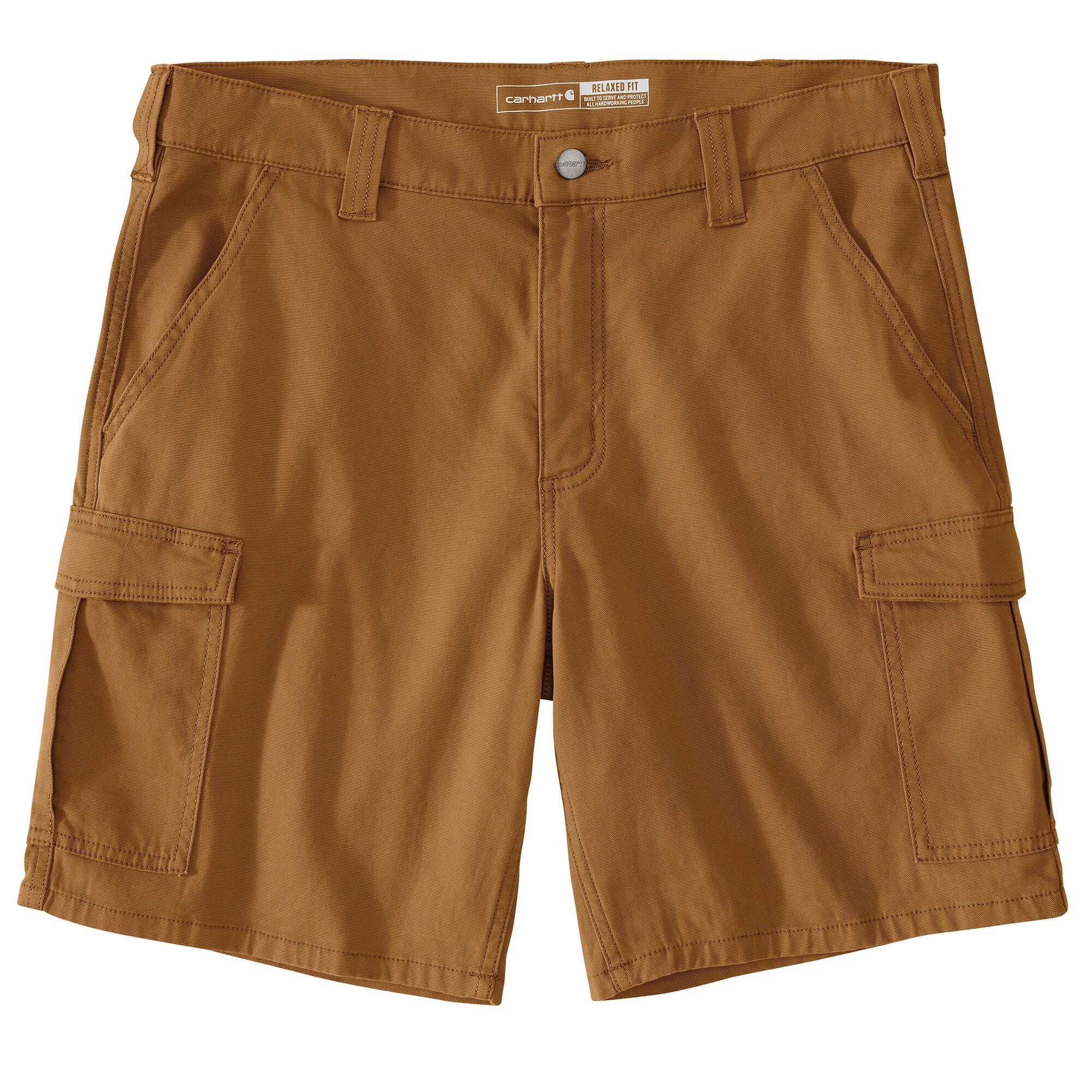 Men's Rugged Flex Relaxed Fit 9" Canvas Cargo Work Short