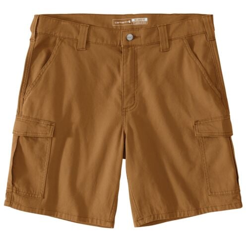 Men's Rugged Flex Relaxed Fit 9" Canvas Cargo Work Short
