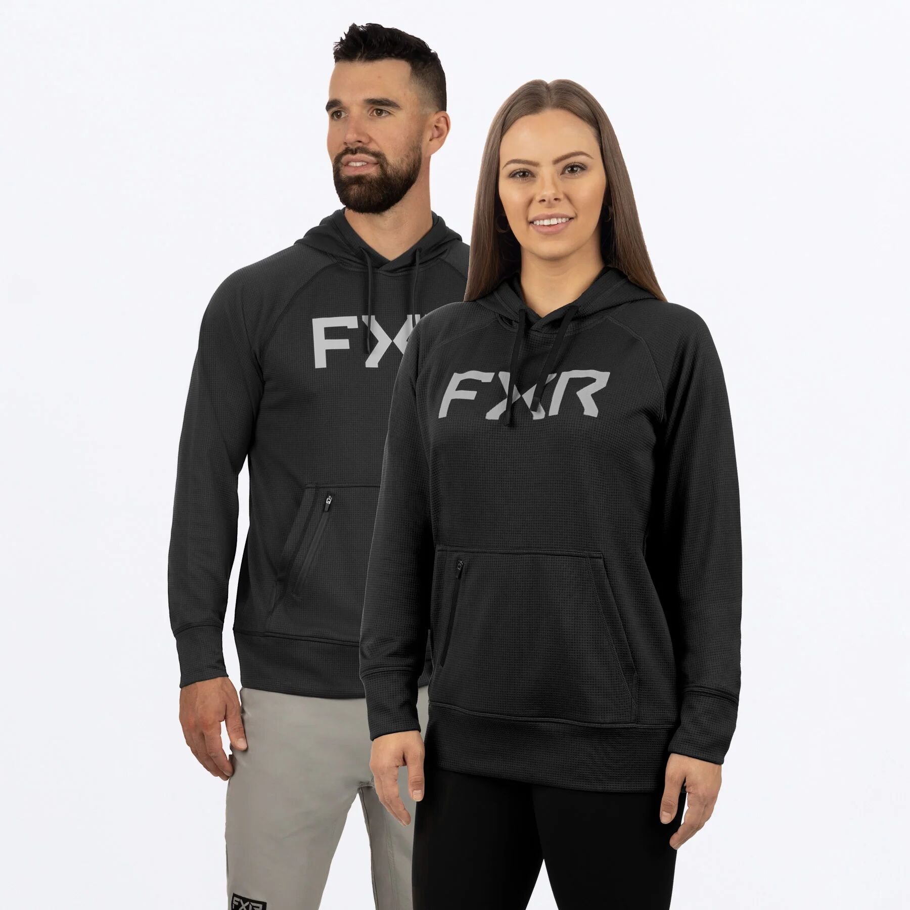 Unisex Pilot UPF Pullover Hoodie in Asphalt