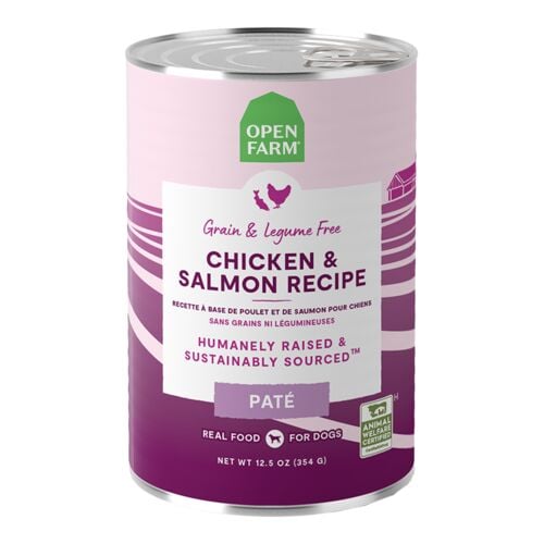 Chicken & Salmon Pate Wet Dog Food - 12.5 oz