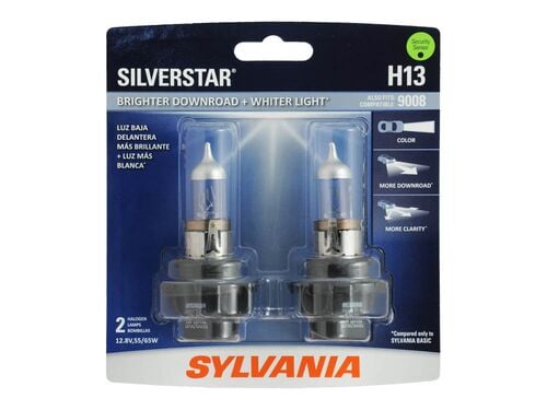 H13 SilverStar Halogen Headlight Bulb - 2 Pack