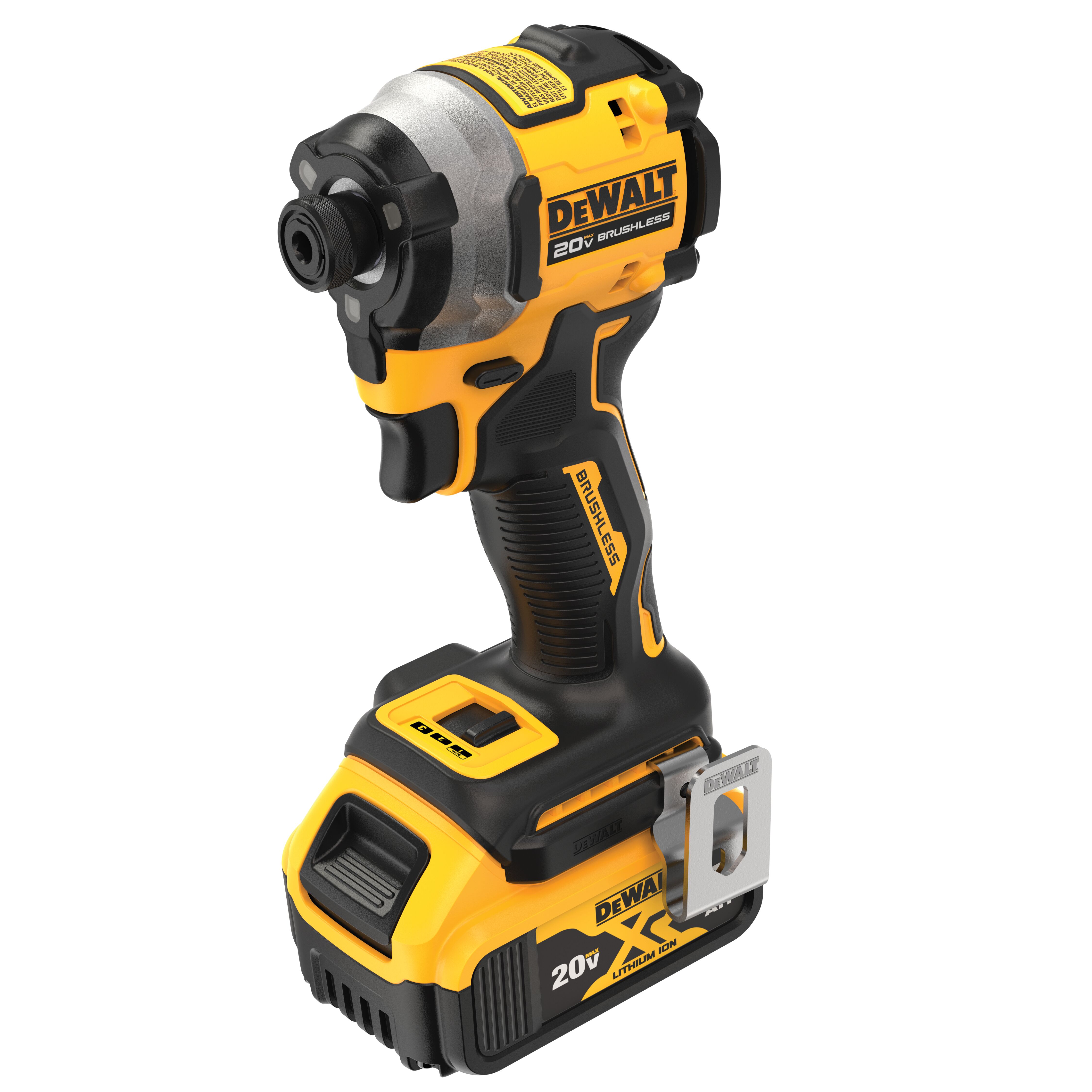 Dewalt 20V Max* Atomic 1/4 in Brushless Cordless 3-Speed Impact