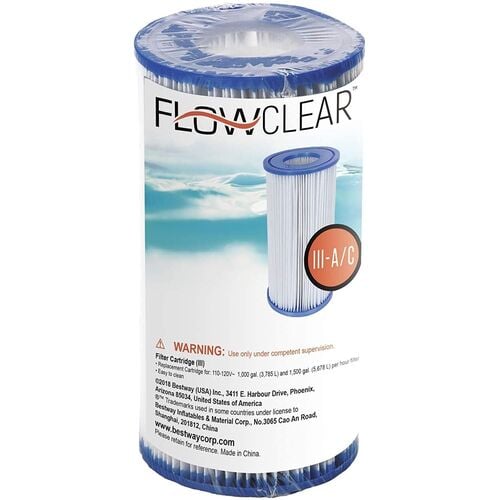 Pool Filter Pump Replacement Cartridge III- A/C