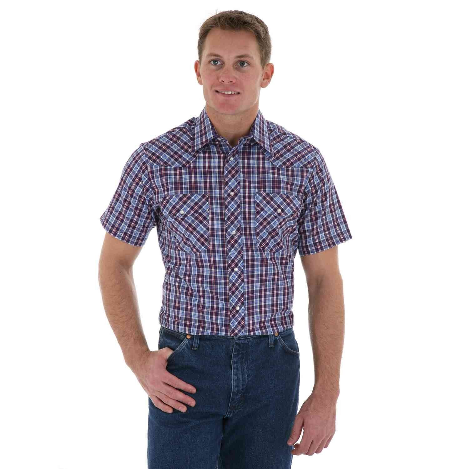 Men's Sport Western Long Sleeve Buttondown Shirt
