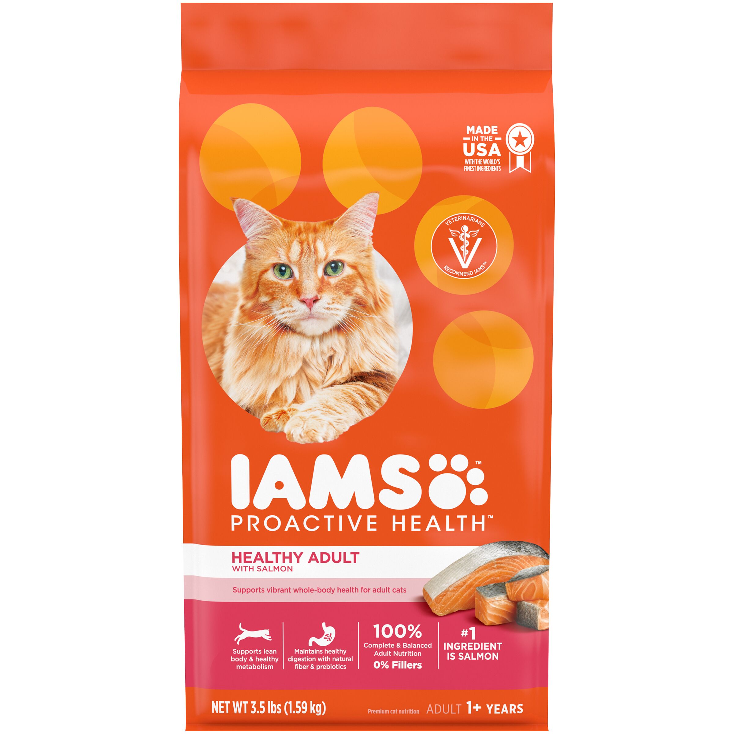 Proactive Health Healthy Adult with Salmon Dry Cat Food