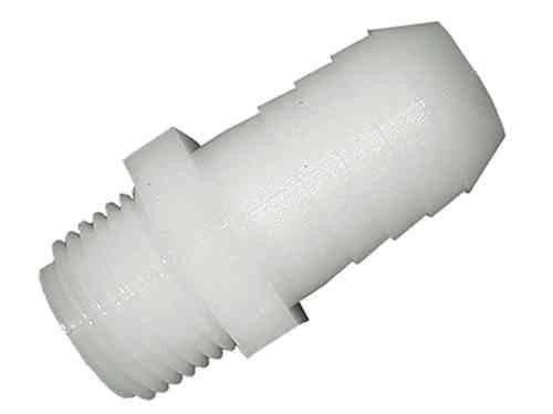 Straight Adapter With Hose Barb