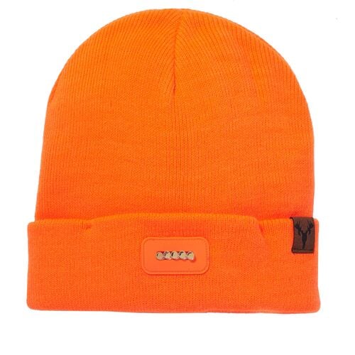 Men's Bolt LED Lighted Acrylic Cuff Cap/Beanie