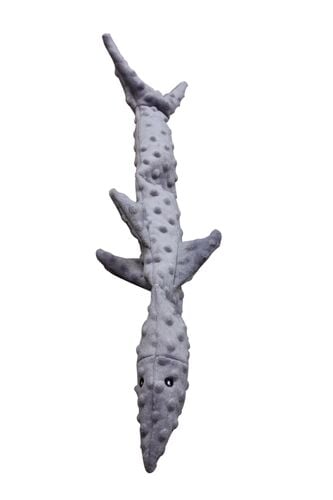 Squeak Shark Skinneeez Plush Dog Toy