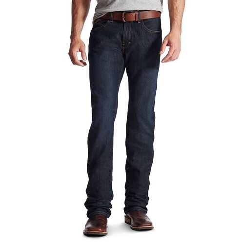 Men's M5 Rebar Straight DuraStretch Edge Stackable Straight Leg Jean in Blackstone