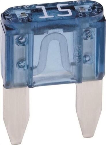 32 VDC 15 A 1 KA Automotive Mini Non-Indicating Fast Acting Fuse