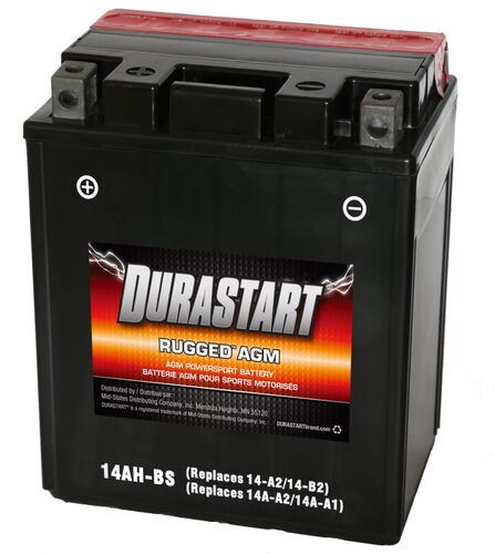 Supercrank Select AGM Powersport Battery - 14AH-BS