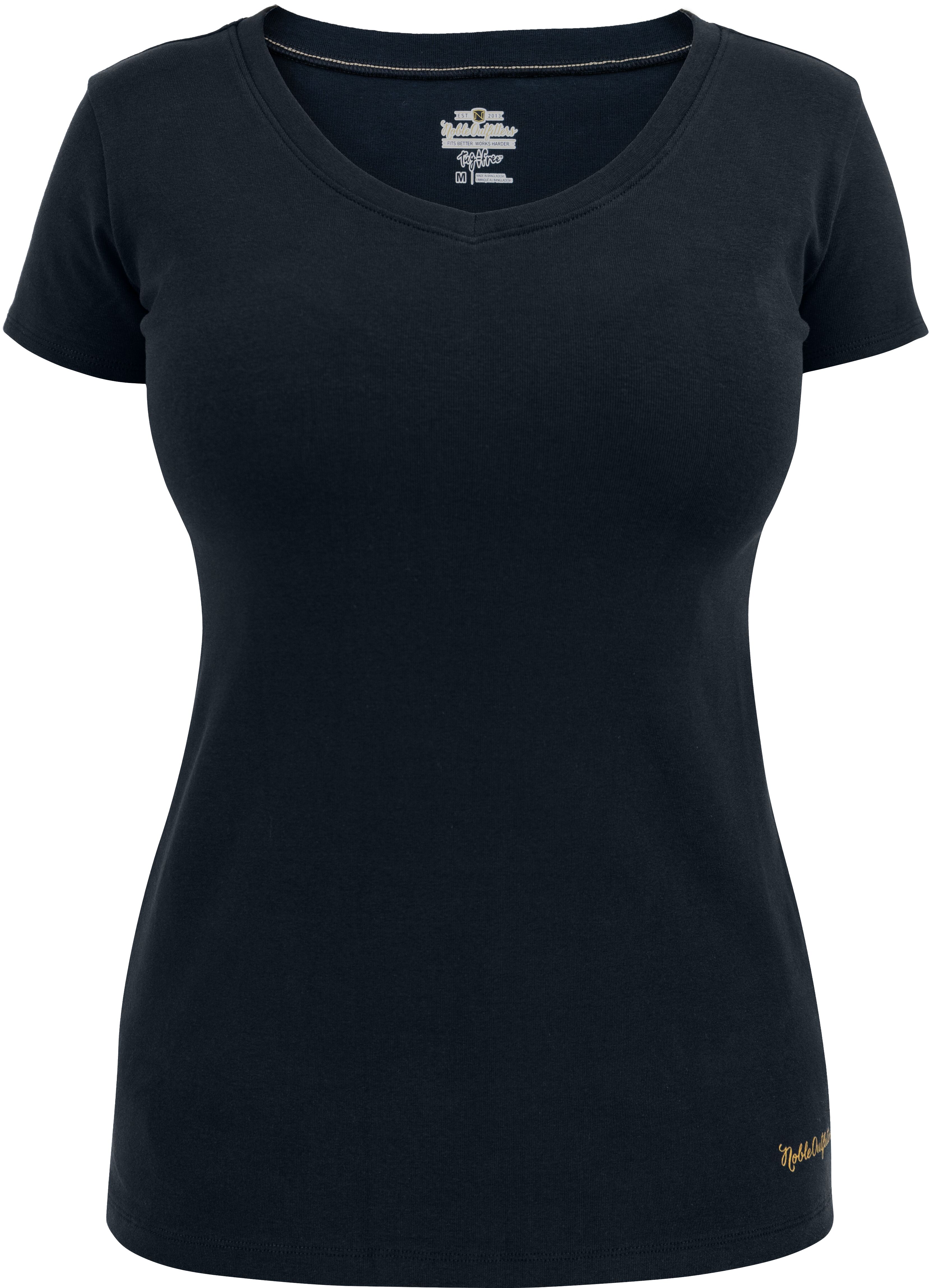 Women's Tug-Free V-neck Tee - Neutrals