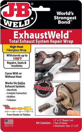 J-B Weld ExhaustWeld Fiberglass Wrap - 2