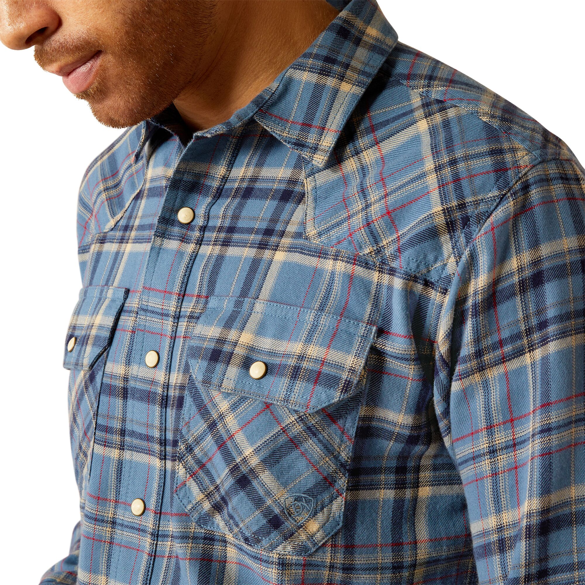 Men's Huntley Retro Fit Long Sleeve Western Shirt