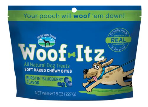 Woof-Itz Burstin Blueberry Treats - 8 oz