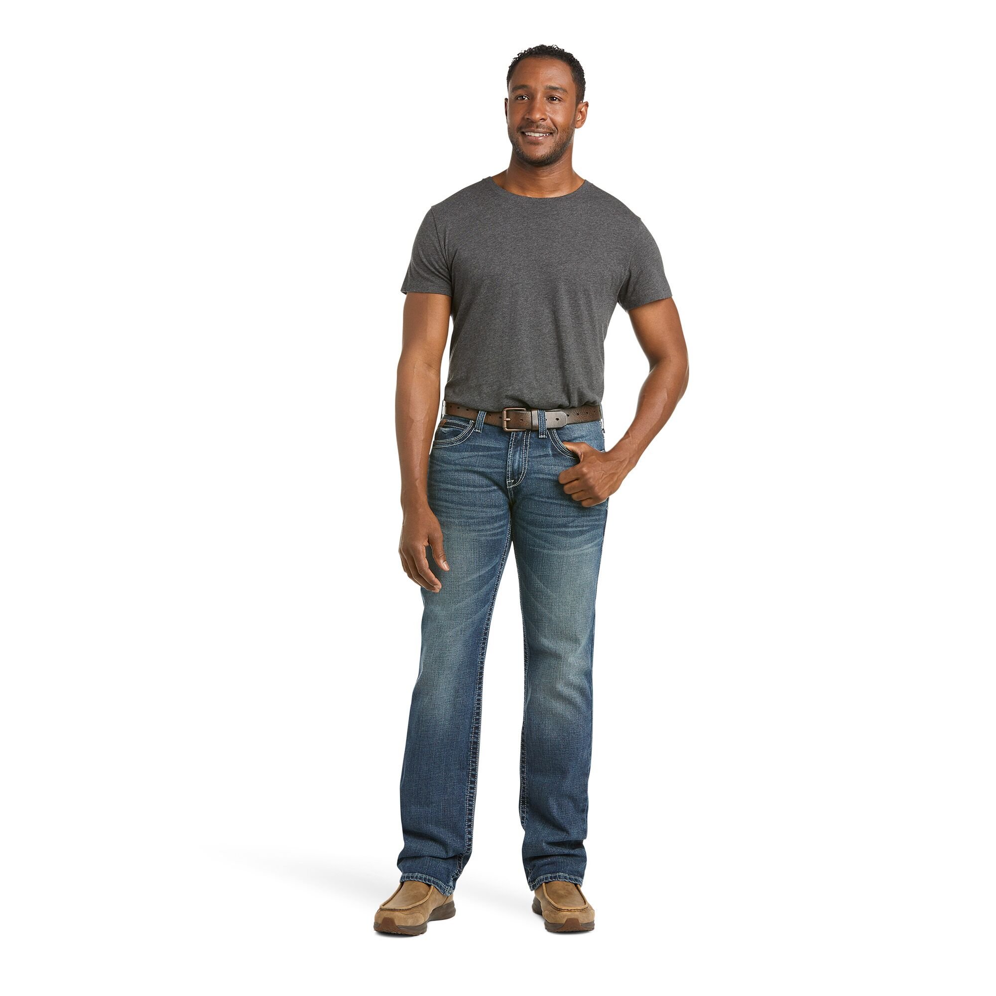 Men's M7 Rocker Stretch Coltrane Stackable Straight Leg Jean