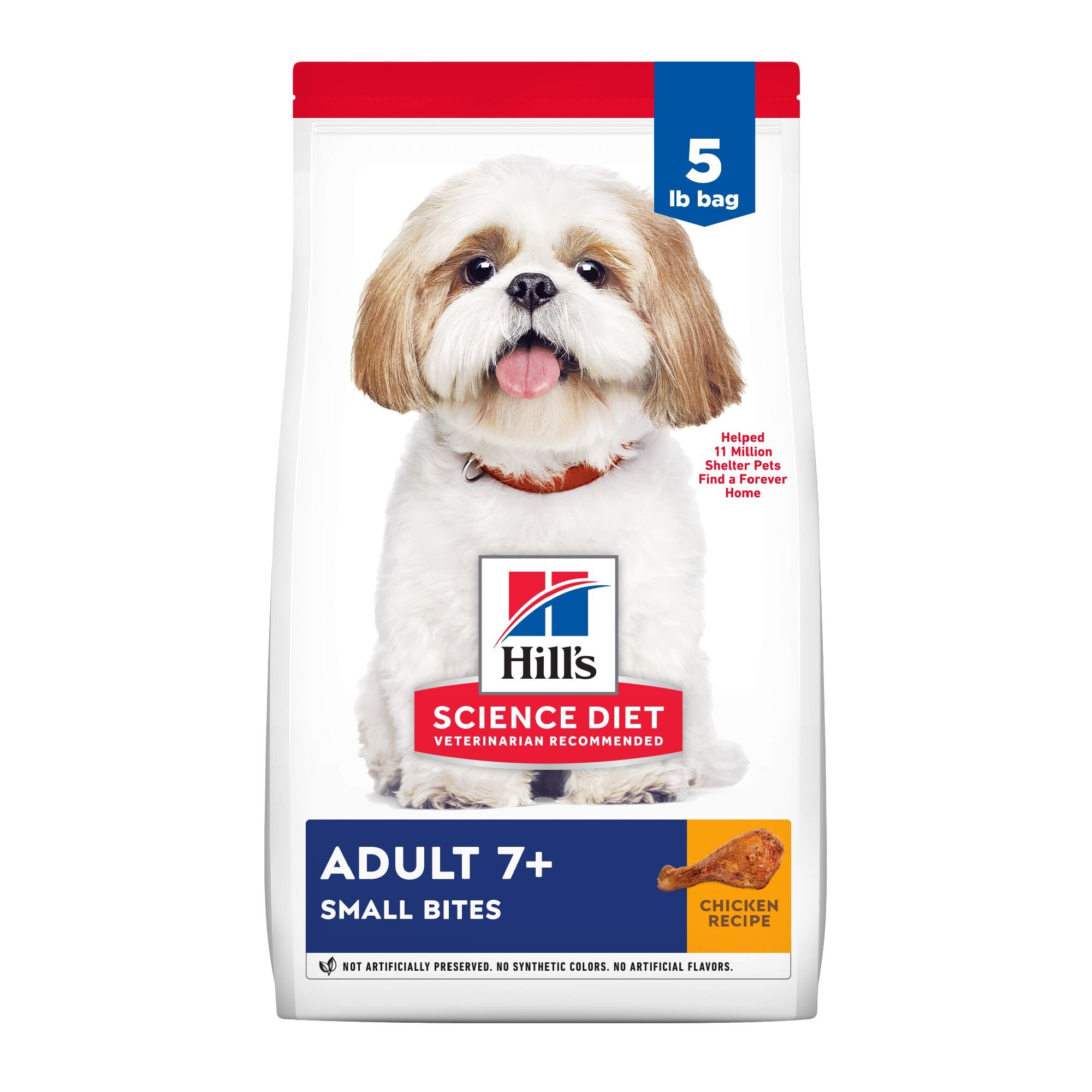 Adult 7+ Small Bites Chicken Meal Barley & Rice Recipe Dog Food
