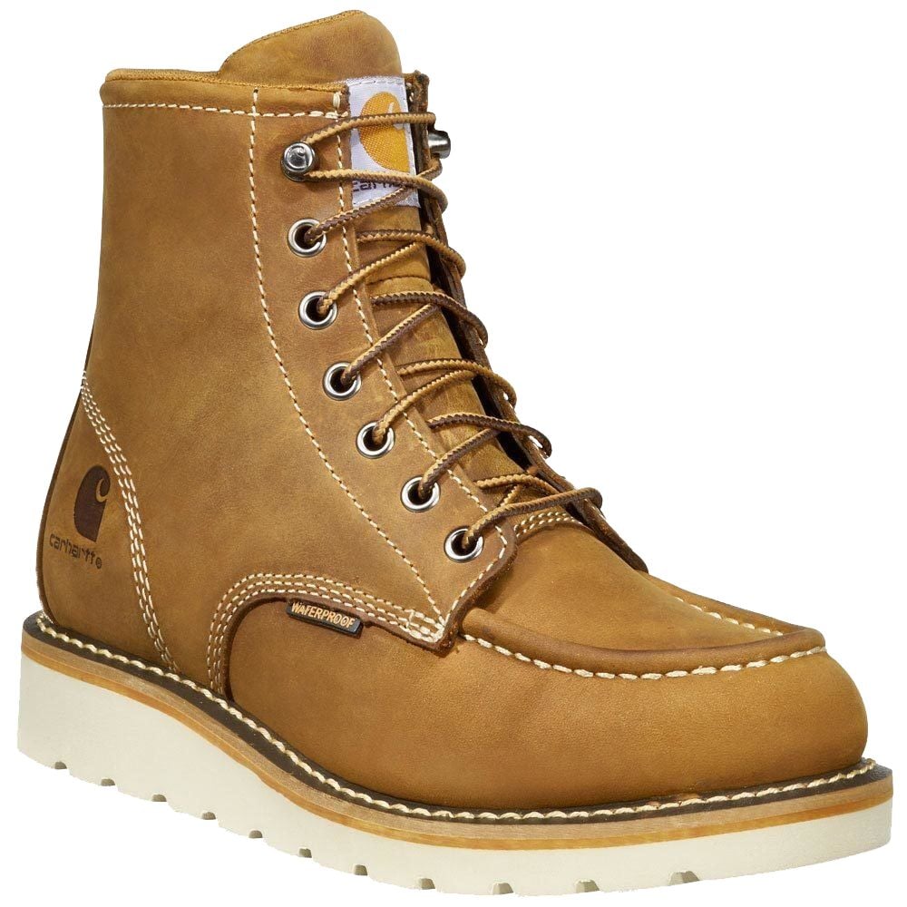 Women's 6" Non-Safety Toe Wedge Boot in Brown Oil Tanned