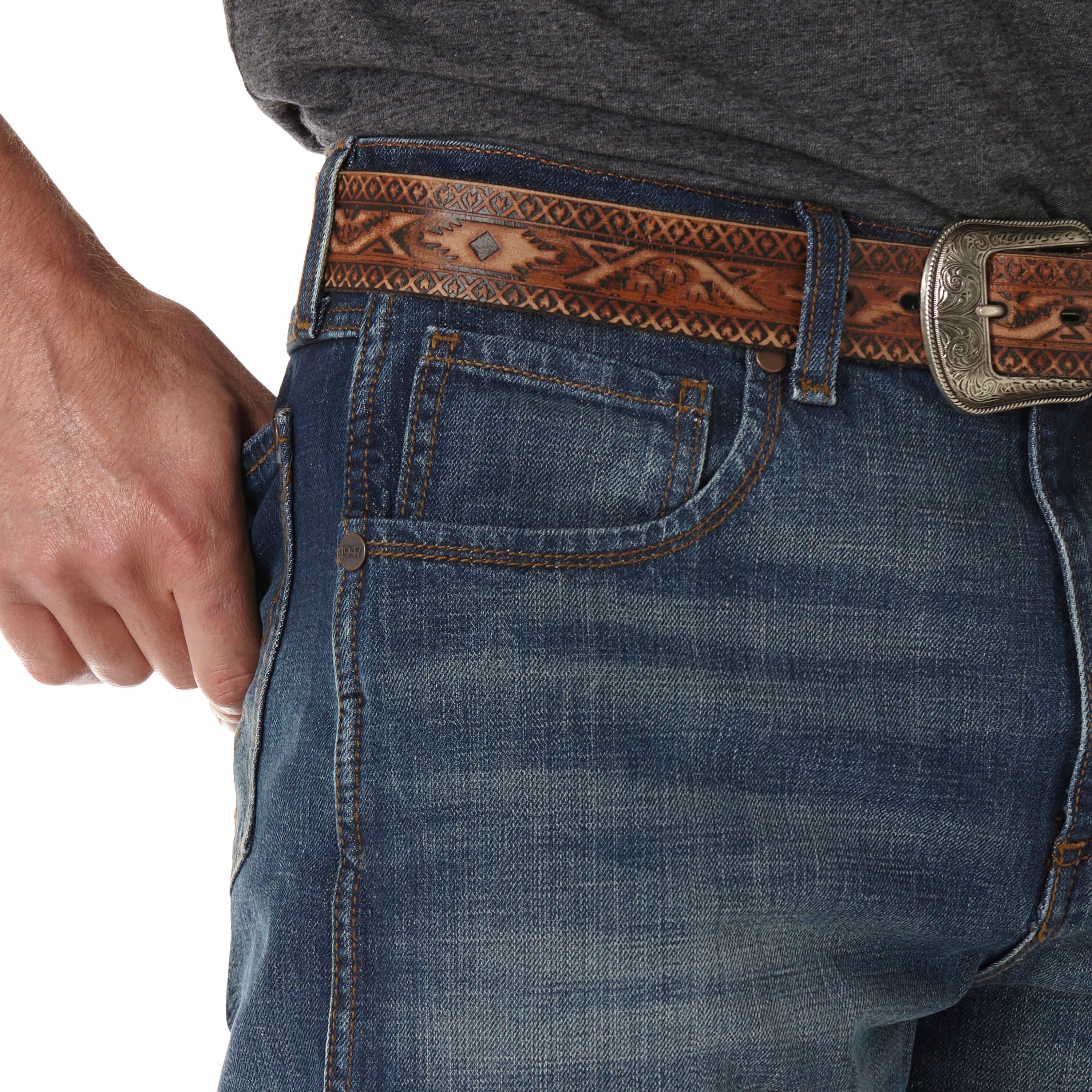 Men's Retro Relaxed Fit Bootcut Jean