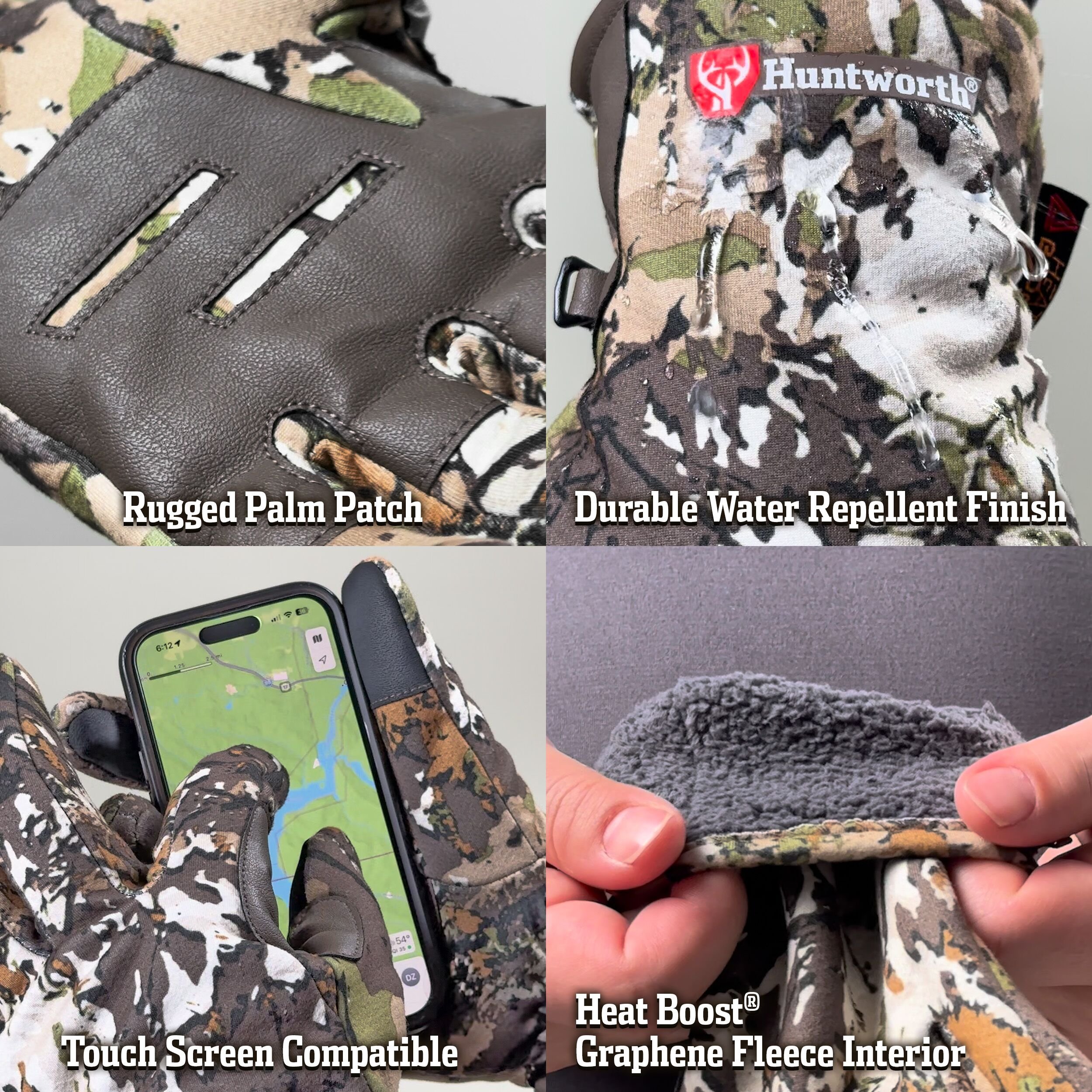 Men's Tech Heat Boost Windproof Gloves
