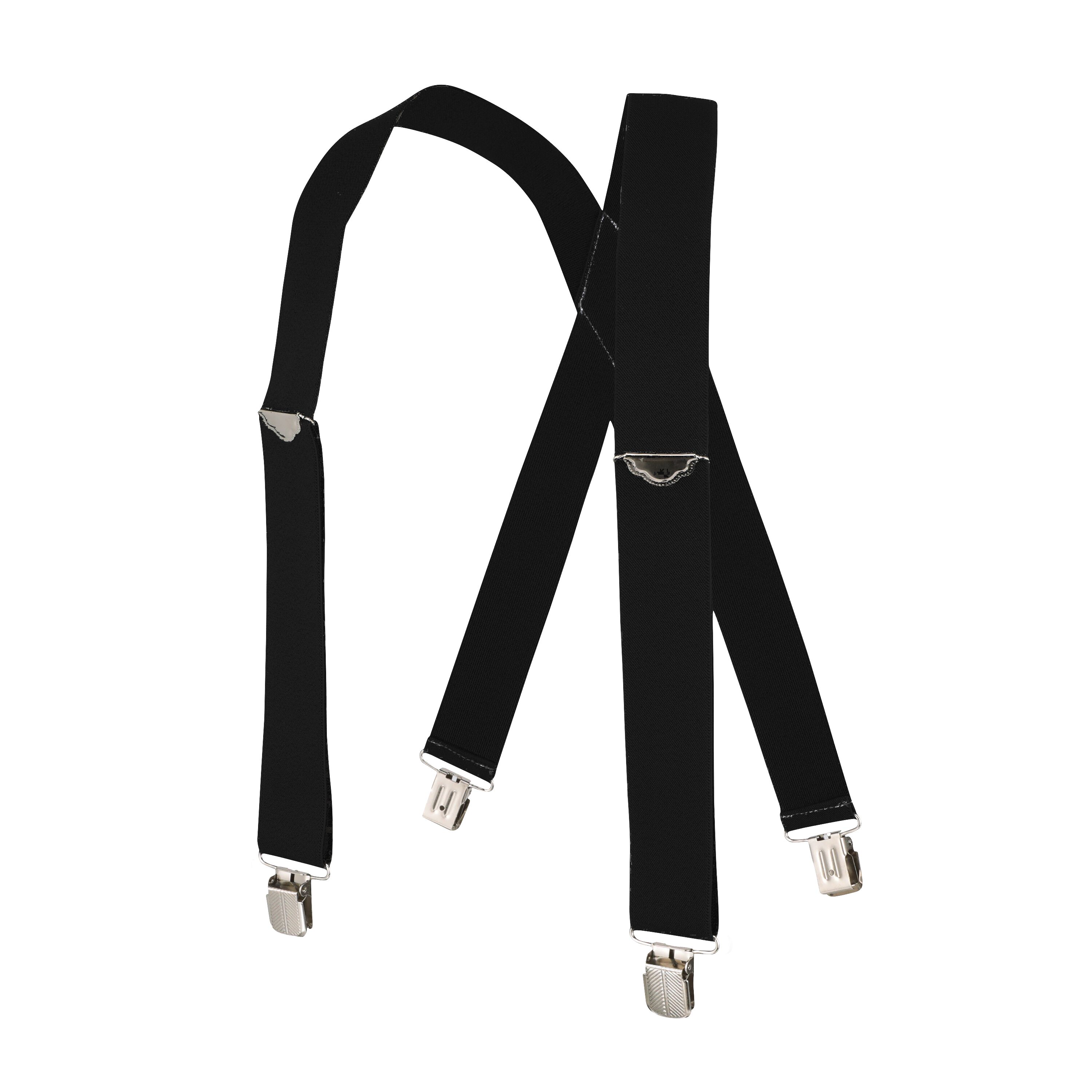 2" Clip-On Casual Suspender in Black