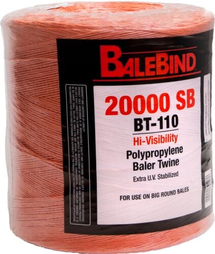 20,000 ft. Orangeline Polypropylene Baler Twine, 110 lb. Tensile Strength