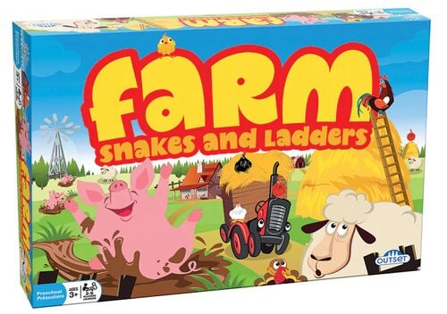 Farm Snakes and Ladders Game