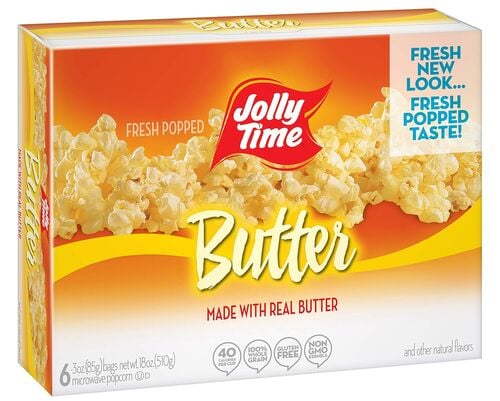 Butter Microwave Popcorn - 6-Count