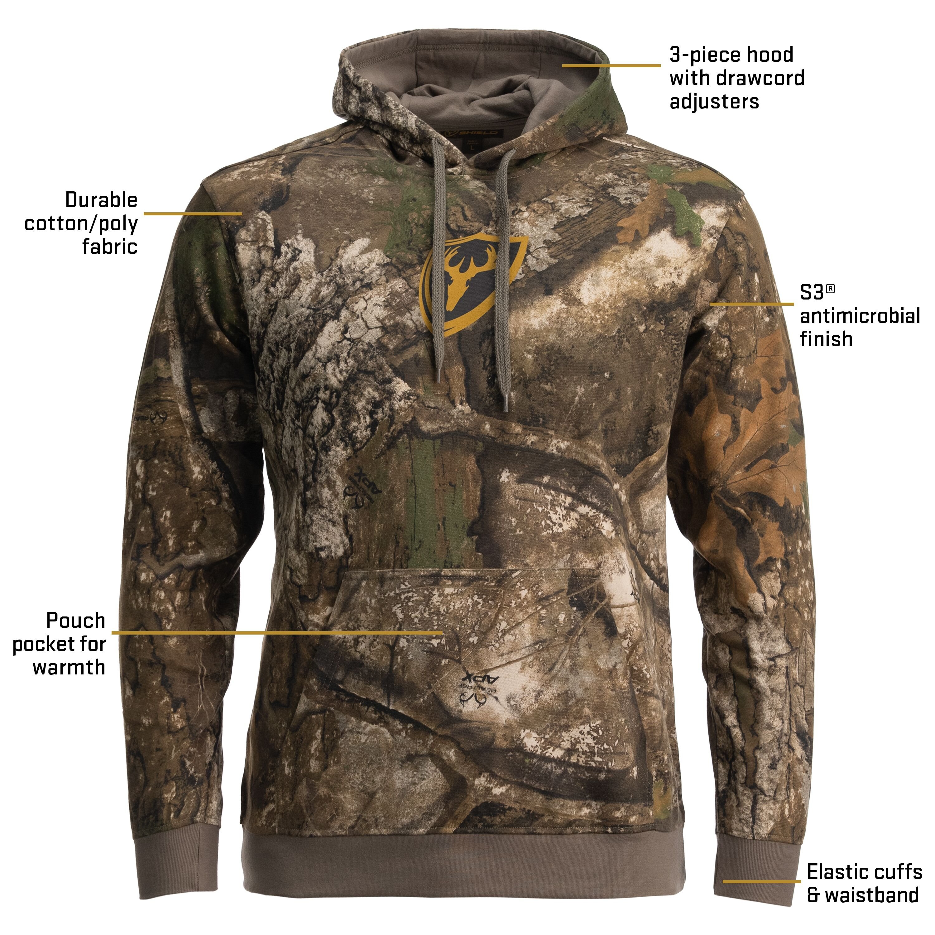 Fused Cotton Shield Hoodie