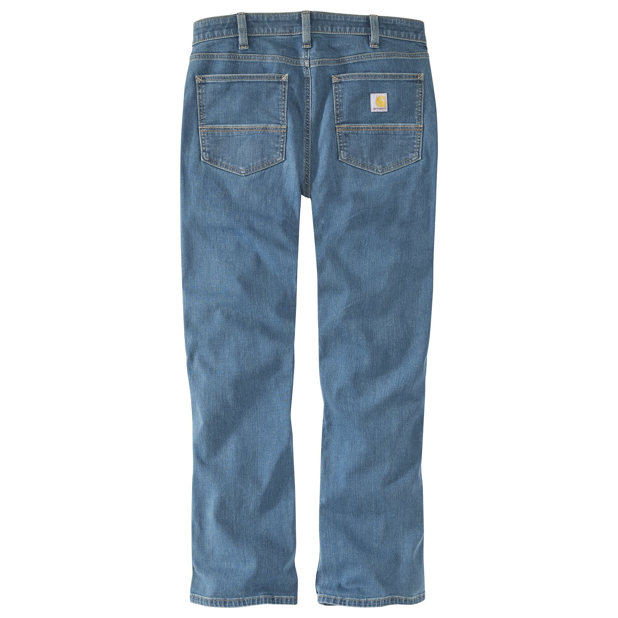 Men's Rugged Flex Slim Fit Low-Rise Boocut Jeans in Fender
