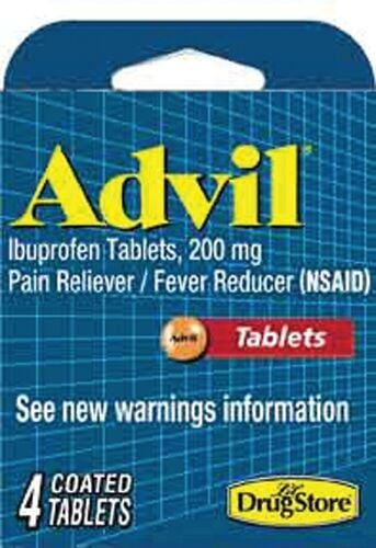 Lil Drug Store Advil 200 Mg 4 Count Pain Relief Tablet