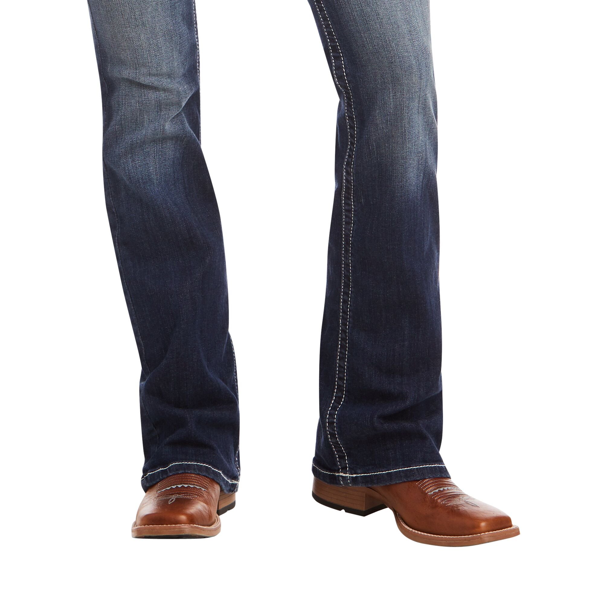 Ariat Ladies R.E.A.L Mid Rise Jasmine Stretch Boot Cut Jeans - Lowry's Western Shop