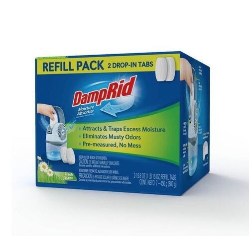 Drop-in Tab Refill Pack Moisture Absorber in Fresh Scent